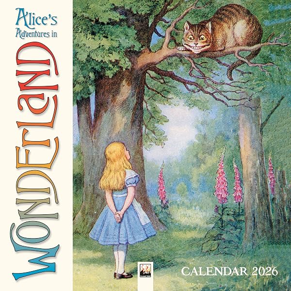 Alice & the Cheshire Cat 2026 Luxury Pocket Diary Planner - Week